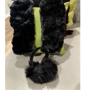 Faux Fur Leg Warmers.